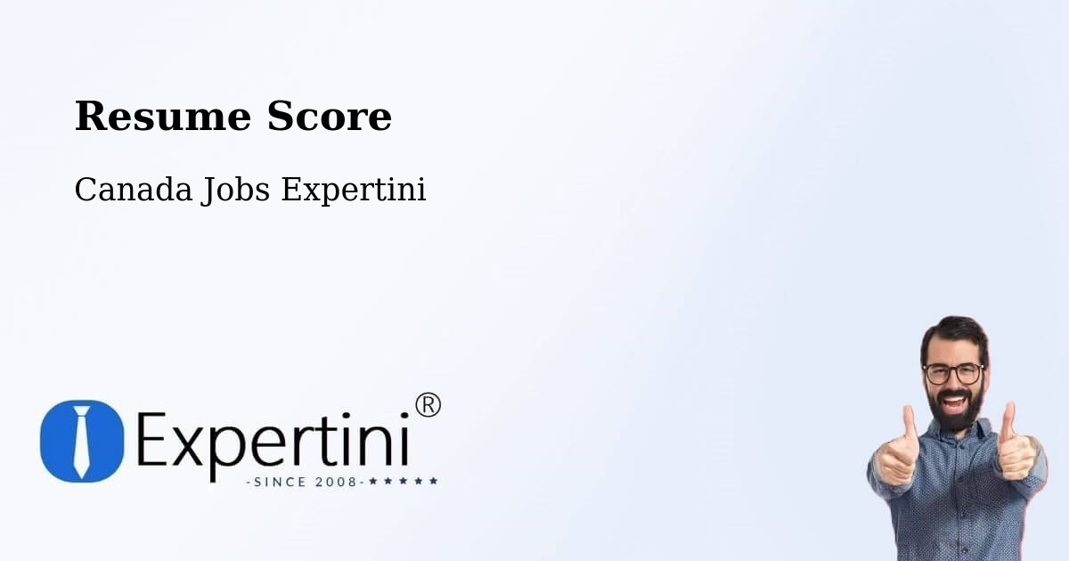 Resume Score & Job Description Match Tool – Salmon Arm - Canada Jobs Expertini